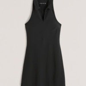 Abercrombie Traveler Polo Mini Dress Color Black Size XXS